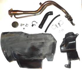 17660-sh5-a07 Honda 88 89 90 91 Civic Wagon Gas Tank Fuel Filler Neck Pipe Asfty Oem Used Nice
