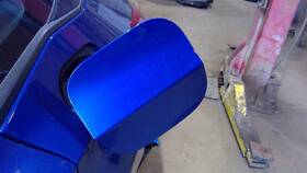 177.ho1d24 Honda 2024 Civic Si Fuel Filler Door Blue