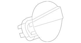 63910-tr0-a00zz Honda Genuine 2012-2015 Civic Fuel Filler Lid