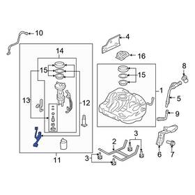 17047snaa00 Honda Oe For Civic 2006-2011 Fuel Sender And Hanger Assembly