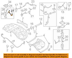 94460b1000 Hyundai Oem 2015 Genesis-fuel Gauge Tank Float Level Sending Unit