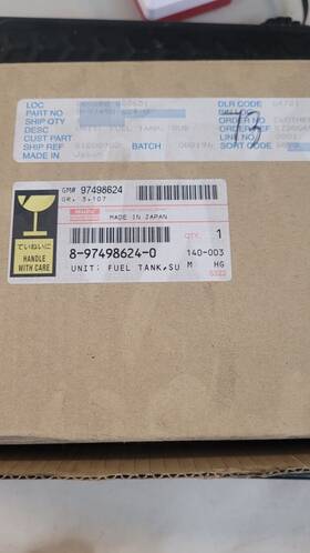 8-97498-624-0 Isuzu New Oem Unit Fuel Tank D50