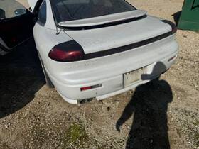 177.ar1x91 Japanese Chrysler 1991 Dodge Stealth Rt Turbo Manual Oem Fuel Filler Door White