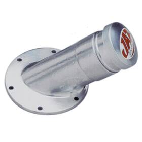 Jaz Products 345-251-03 Fuel Cell Filler Plate - Dragster 45 Degree Neck 6-bolt