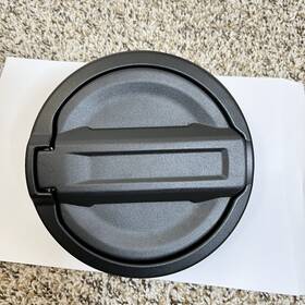 Jecar201812581 Jecar New Black Fuel Filler Door Tank Gas Cap Lid Cover Trim Fit 2018 Jeep Wrangler Jl