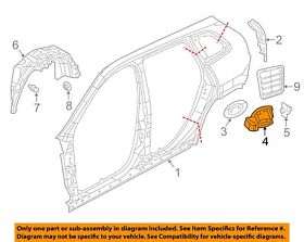 68102575ae Jeep Chrysler Oem 14-17 Cherokee-fuel Tank Filler Neck