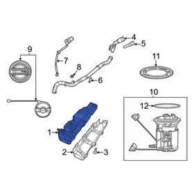 68414683ac Jeep Oe For Wrangler 2021-2023 Fuel Tank