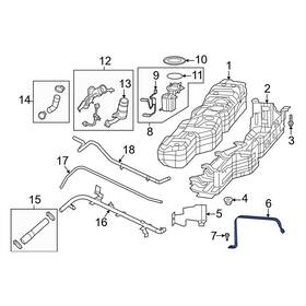 68480762aa Jeep Oe For Gladiator 2020-2024 Fuel Tank Strap