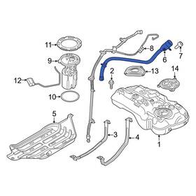 68604043ab Jeep Oe For Renegade 2015-2022 Fuel Filler Neck