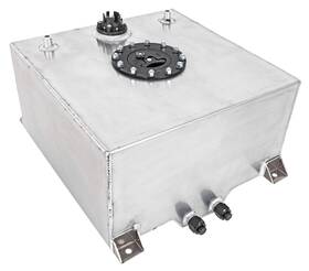 15385 Jegs 10-gallon Fuel Cell Polished Aluminum