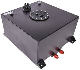 15386 Jegs 10-gallon Fuel Cell Black Aluminum
