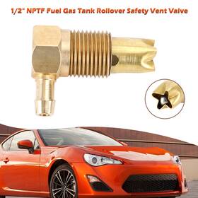 C150-a040 Kingdarn 1/2 Inch Nptf Fuel Gas Tank Rollover Safety Vent Valve Assembly 5/16 Hose F13
