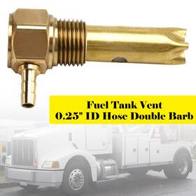 Kingdarn Fta-v-02 0.25 Inch Id Hose Double Barb Fuel Tank Vent Assy Fta-v-50-02 For Peterbilt
