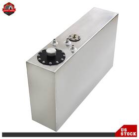 Ber195525 Labwork 17 Gallon Silver Top-feed 70l Aluminum Race Drift Fuel Cell Tank Level Sender
