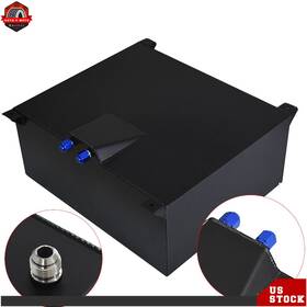 Ber195540 Labwork Black 80l 20 Gallon Aluminum Race Drift Fuel Cell Cap Tank With Level Sender