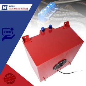 Bt81495b Labwork 10 Gallon / 40l Fuel Cell Tank Aluminum Racing Drift With Level Sender Red