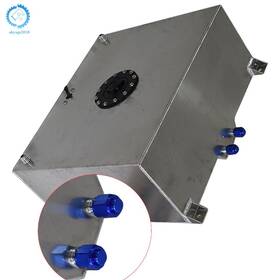 Labwork Su378073ku 20gal 80l Fuel Cell Tank Polished Aluminum Racing Drift With Level Sender Universal