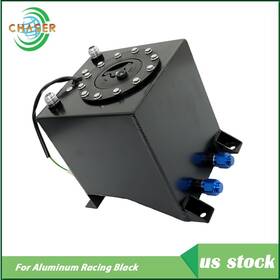 Cer60600c Labworkmoto Fuel Cell Gas Tank Level Sender Racing/drift 2.5 Gallon Coated Black Aluminum