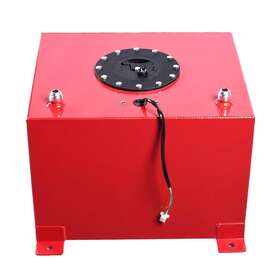Ab-331209-12204 Leadzm 8 Gallon 30l Aluminum Racing Drift Fuel Cell Tank With Level Sender Unit Red