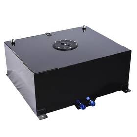 Ab-331209-8831 Leadzm New 20 Gallon 80l Aluminum Racing Drift Shop Fuel Cell Tank Level Sender Black