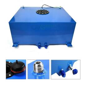 Cg-331209-8833 Leadzm 20 Gallon 80l Universal Aluminum Fuel Tank Oil Level Sensor Blue