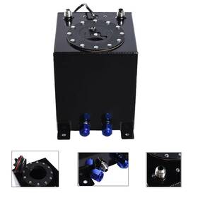 Cg-331209-8845 Leadzm Universal 2.5 Gallon Aluminum Race/drift Fuel Cell Tank Level Sender Black
