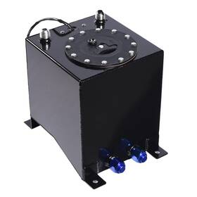 Eb-331209-8845 Leadzm 2.5 Gallon Aluminum Racing Drift Fuel Cell Tank With Level Sender Anti-slosh Foam