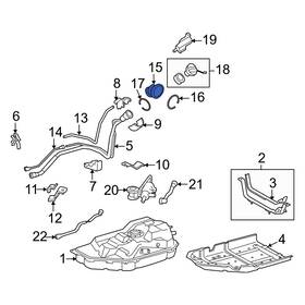 Lexus Oe 7721921010 For Rx450h 2010-2015 Upper Fuel Filler Neck Mount Plate