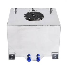 Mh-331209-8840 Likedeal 8 Gallon Universal Aluminum Fuel Cell Tank Racing Drift With Level Sender Silver