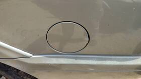 F65z99405a26ab Lincoln 1998-2017 Navigator Fuel Tank Door With Hinge Gas Lid Oem Filler Gold Bi