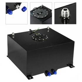 Littlestar2018 Fk38830x-g 10 Gallon Aluminum Racing Drift Strip Fuel Cell Gas Tank Level Sender Universal