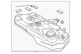 Db4g-42-110c Mazda Genuine Fuel Tank Db4g-42-110c Mazda Genuine Fuel Tank