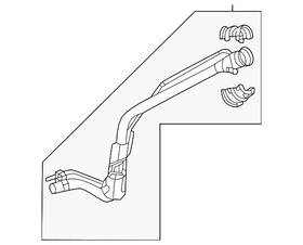 Mazda Vc67-42-280 Genuine Fuel Tank Filler Neck