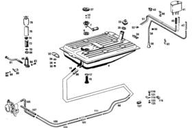 108-470-03-01 Mercedes-benz Genuine Fuel Tank