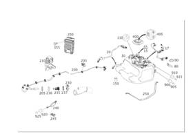 164-470-76-01 Mercedes-benz Genuine Additive Tank