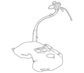 Mercedes-benz 167-470-79-04 Genuine Mercedes-benz Fuel Tank