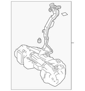 213-470-88-01 Mercedes-benz Genuine Fuel Tank Assembly