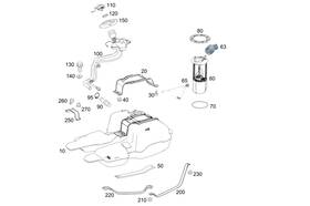 463-470-14-02 Mercedes-benz Genuine Filler Neck