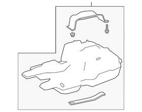 463-470-18-02 Mercedes-benz Genuine Fuel Tank