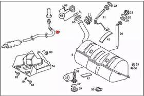 A1404700075 Mercedes-benz Fuel Hose
