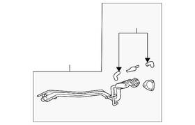 Mitsubishi 1710a150 Genuine Fuel Tank Filler Neck
