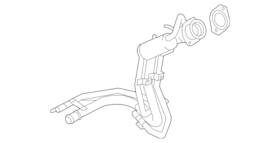 17221w060p Mitsubishi Genuine Filler Pipe