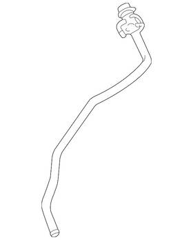 Mr573050 Mitsubishi Genuine Fuel Tank Filler Neck