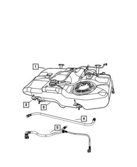 05181377ae Mopar Genuine Fuel Tank 5181377ae