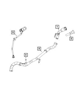 68297733ad Mopar Genuine Fuel Filler Hose