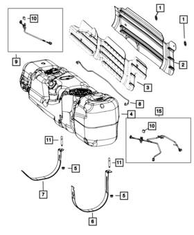 68475376ab Mopar Genuine Fuel Tank
