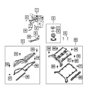 68490218aa Mopar New Genuine Tube Oil Filler 2020-2023 Oe