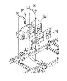 68496609ab Mopar Genuine Fuel Tank