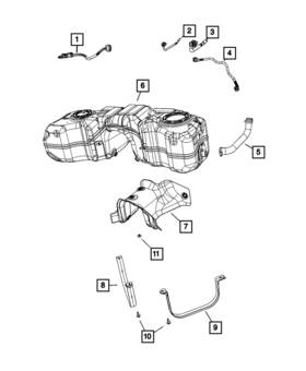 68551396aa Mopar Genuine Fuel Tank