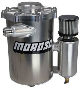 22612 Moroso Performance Products For 13in Tall 7in Dia 5 Quart Dry Sump Tank With Breather